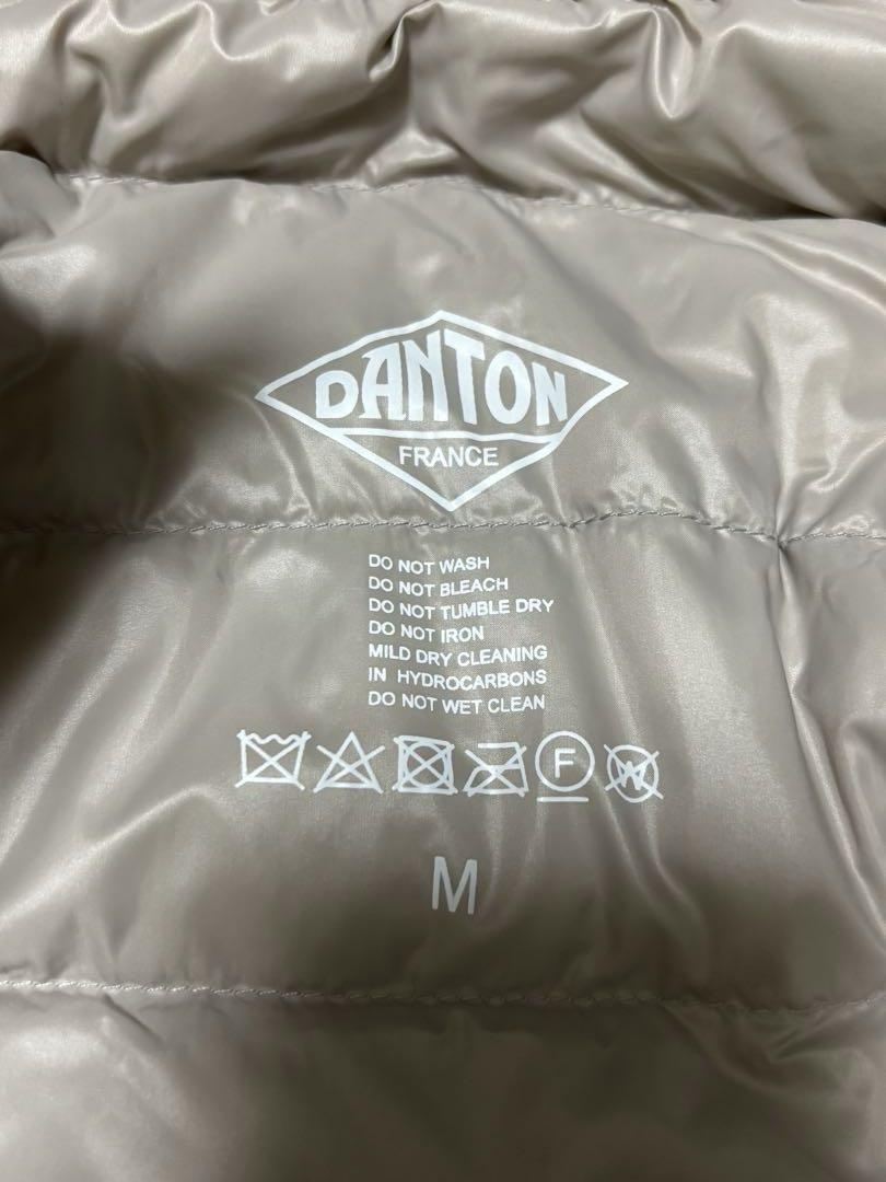 DANTON/ダントン　インナーダウンクルーネックベスト オイスターホワイトM DANTON ダントン インナーダウンクルーネックベスト オイスター