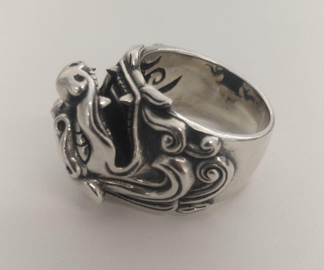 かすう工房 狛犬 シルバーリング シルバーアクセサリー silver925