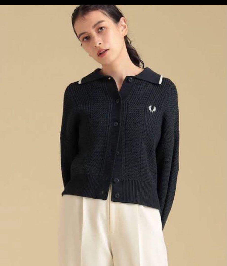 FRED PERRY × Ray BEAMS / 別注 カラー カーディガン