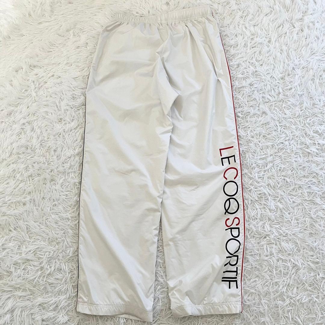 Lサイズ】ルコック ウインドブレーカー上下 セットアップ ジャージ 白