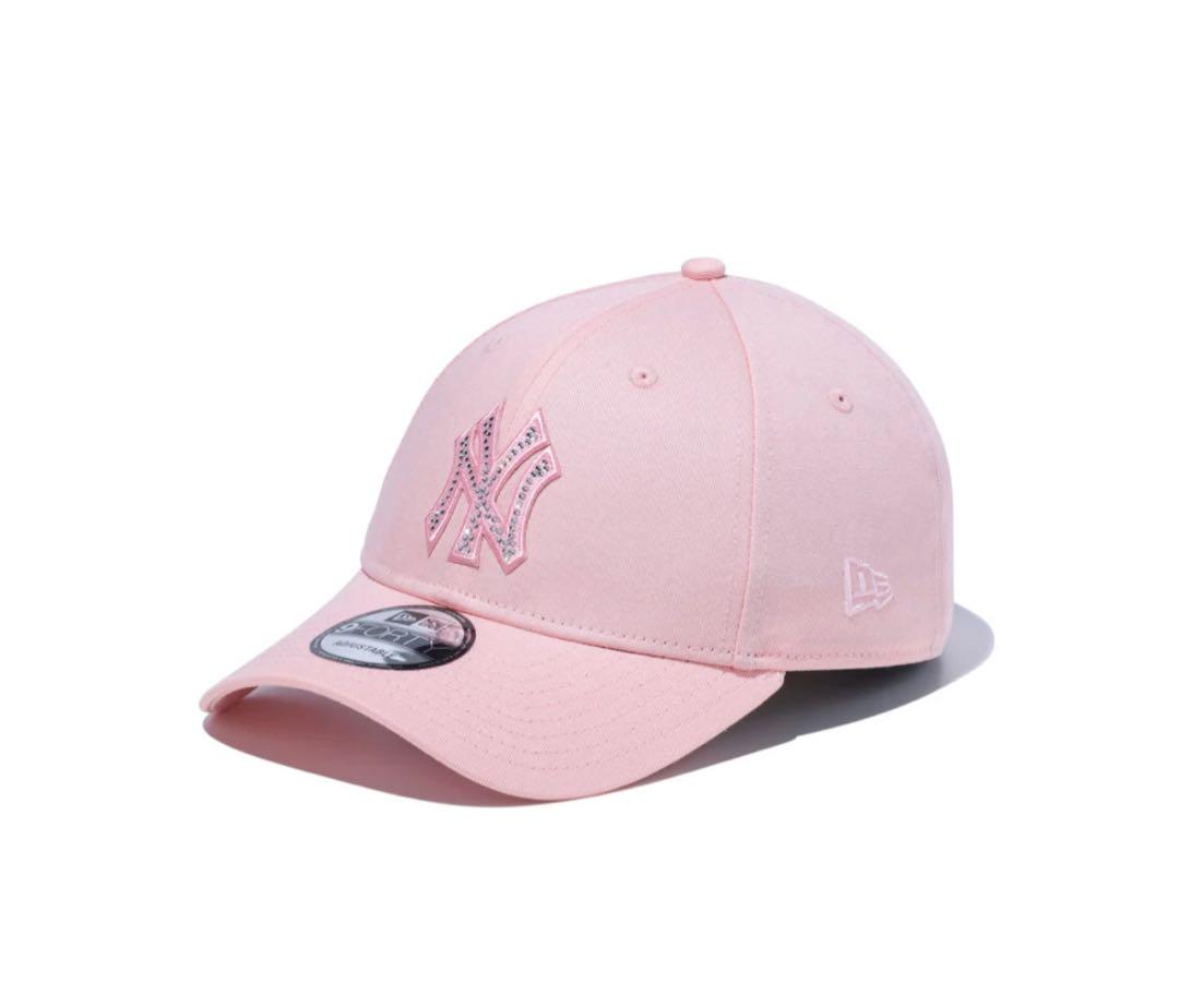 NEWERA 9FORTY Rhinestone ラインストーン ピンク