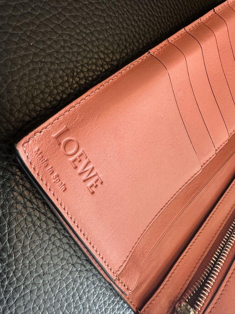 LOEWE ロエベ バーティカル 長財布 クリーム レザー