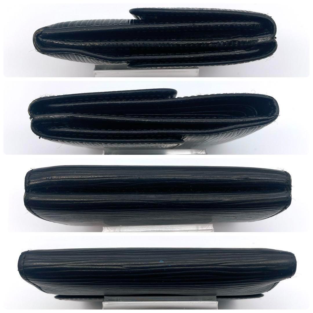 ルイヴィトン エピ ポルトモネビエ カルトクレディ ダブルホック 三つ折り財布