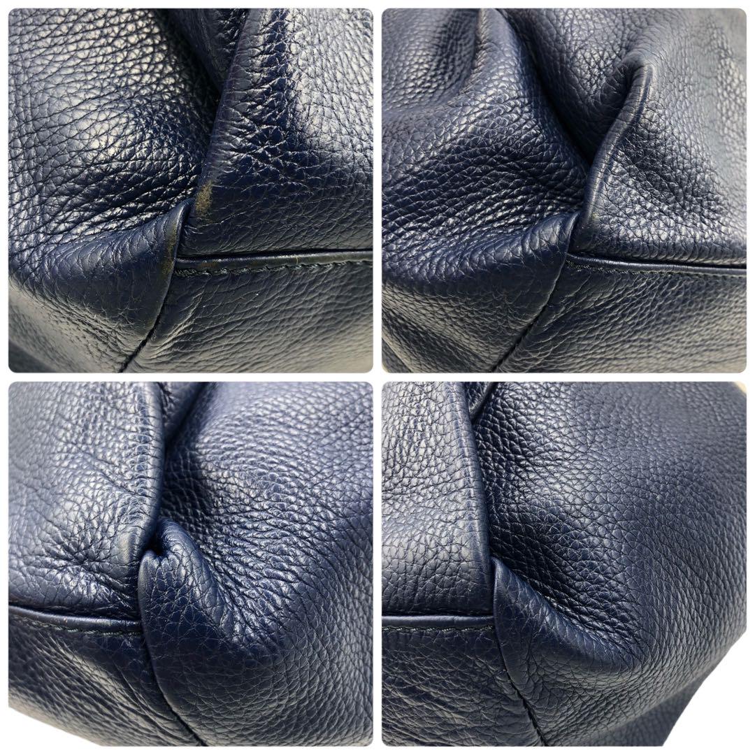 GIANNI CHIARINI ジャンニキャリーニ トートバッグ シボ革 ブルー awardsandwinners.com