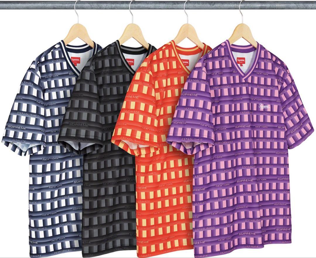 Supreme 20SS Grid Soccer Jersey S