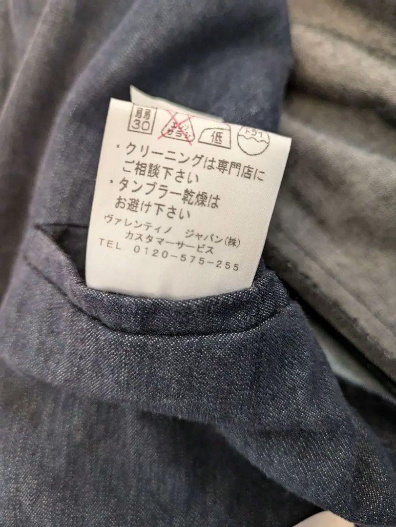 Valentino ヴァレンティノ　テーラードジャケット ダークブルー/ブラック