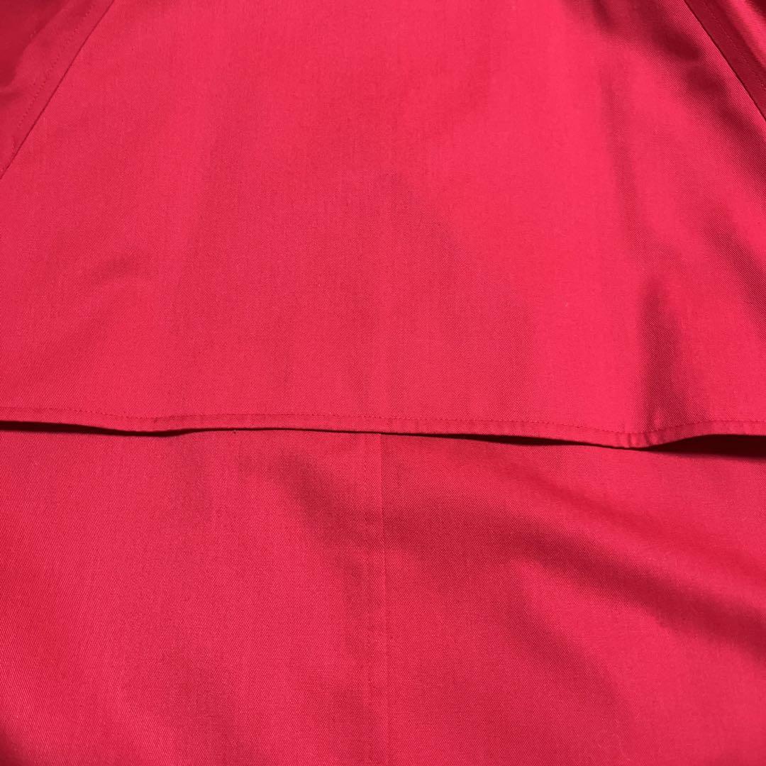 ✨高級✨人気✨Burberry コート　レッド　ノバチェック　ホースロゴ