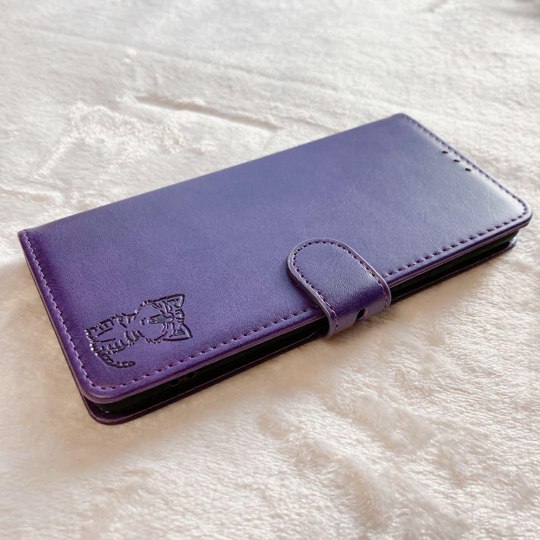oppo reno 10 pro 5g ケース 手帳型 パープル