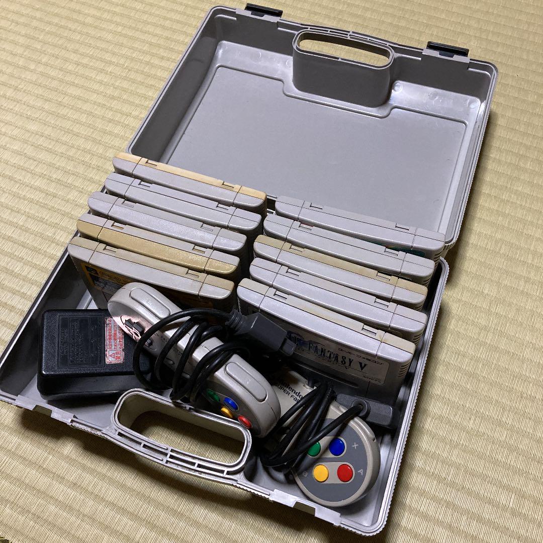 最新の激安 スーパーファミコン本体＋ソフト10個、ケース付き - メルカリ Nintendo Switch