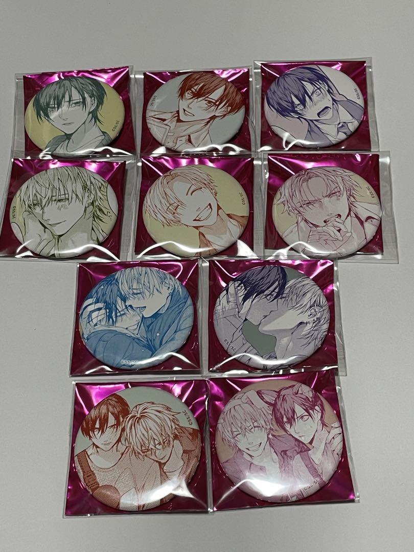 この手を離さないで　emocafe 缶バッジ　全10種　咲本﨑 咲本﨑 『この手を離さないで』emo cafe 缶バッジ 北原雅【BL