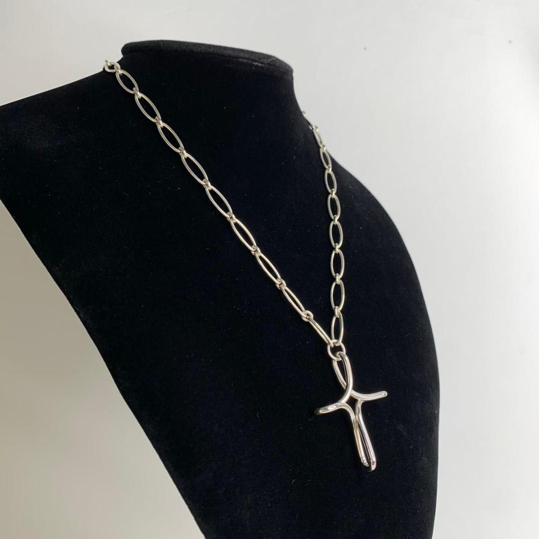 piacere MIO様 ティファニー 美品 オープンクロスネックレス kj1e piacere MIO様 ティファニー 美品 オープンクロスネックレス kj1e