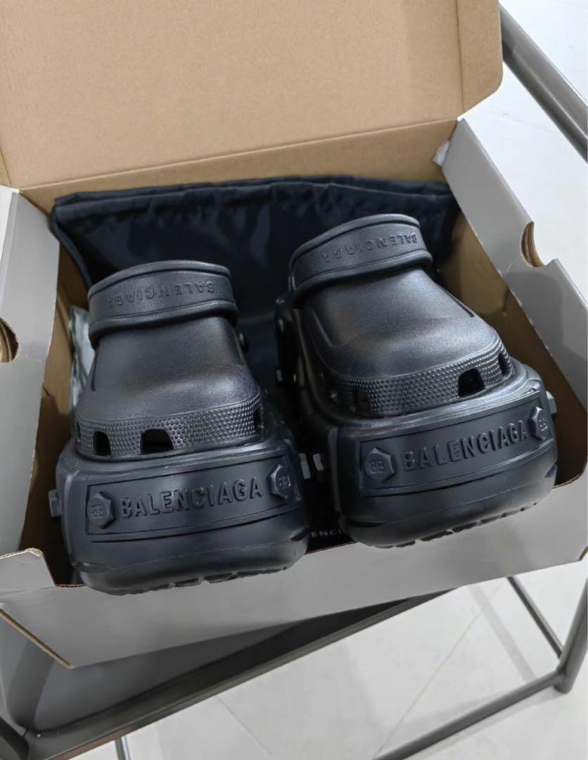 BALENCIAGA HARDCROCS スタッズ付きクロックスサンダル 42 画像5
