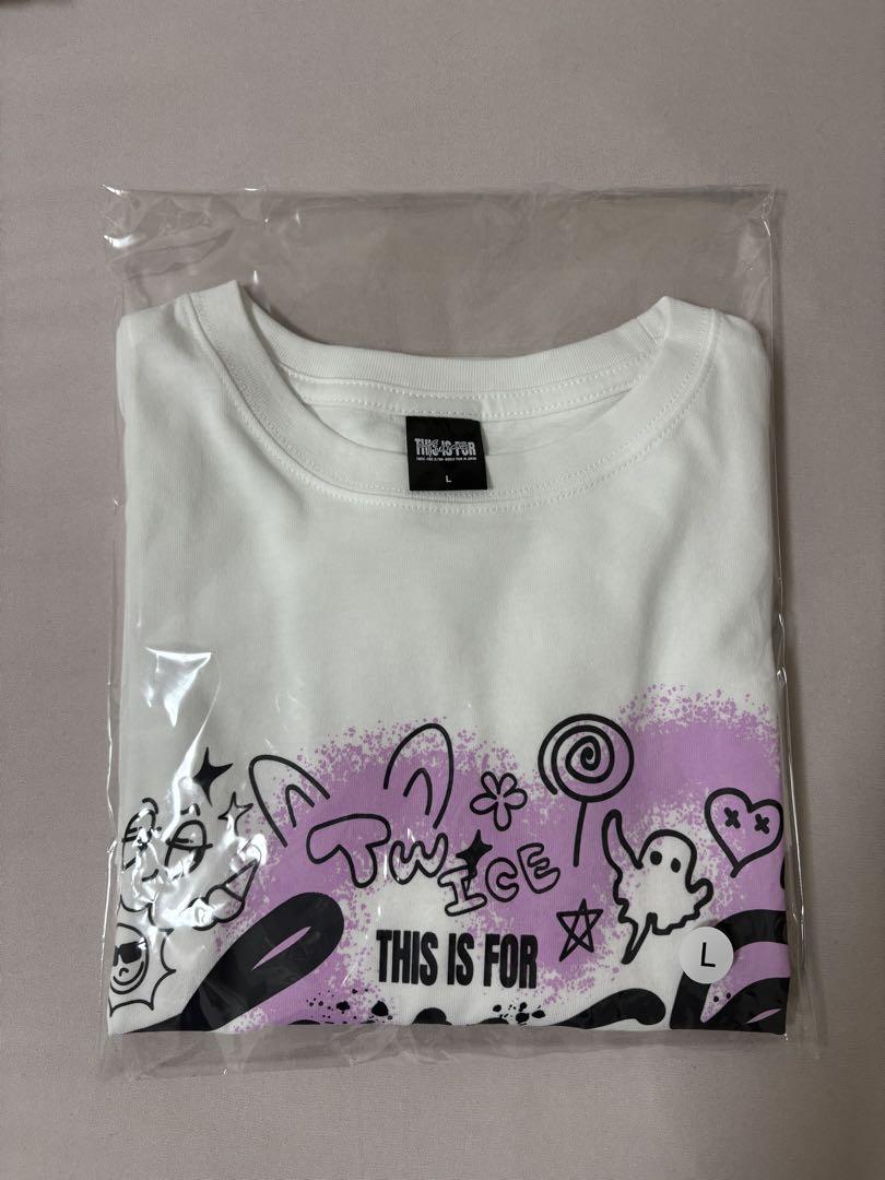 TWICE THIS IS FOR Tシャツ 白 ホワイト L サイズ TWICE THIS IS FOR Tシャツ Lサイズ 白 - メルカリ