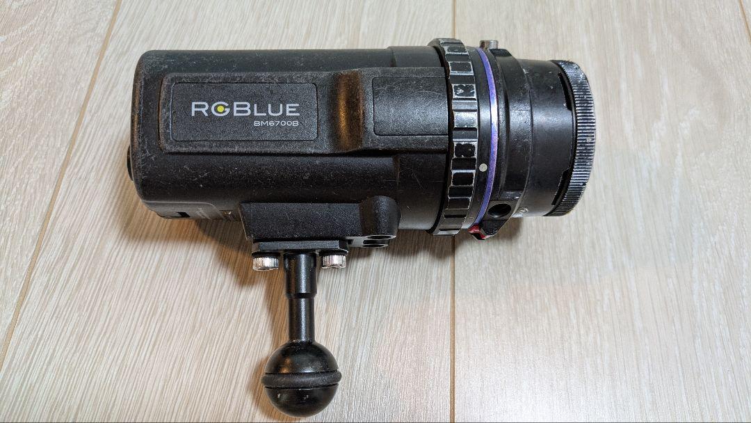 RGBLUE 水中カメラ用LEDライト