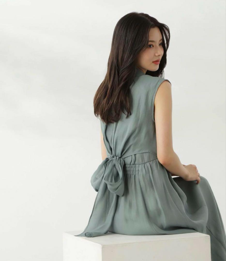 PROPORTION BODY DRESSING バックリボンシャツワンピース