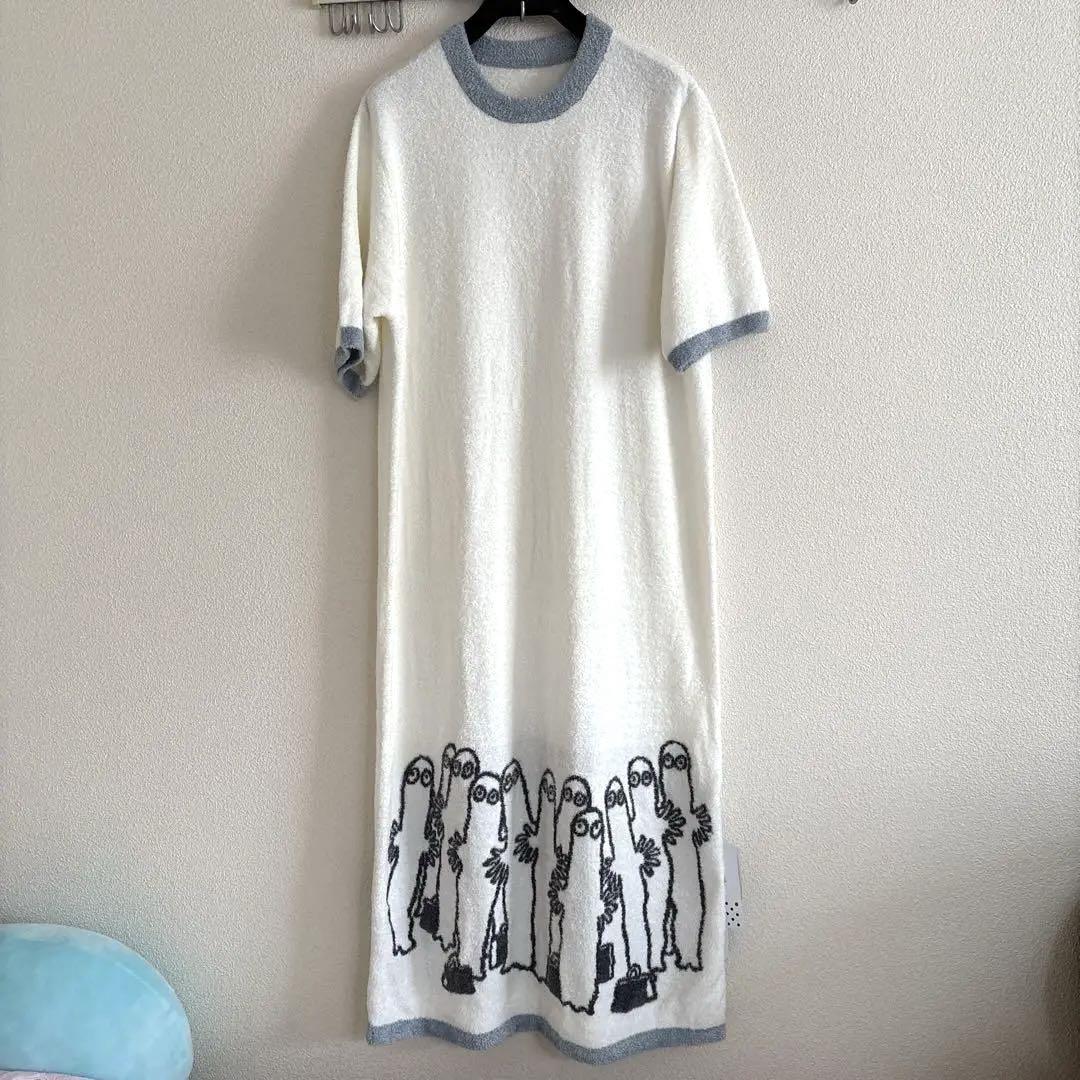 新品☆ウンナナクール&ムーミン　パイル地ワンピース ルームウェア