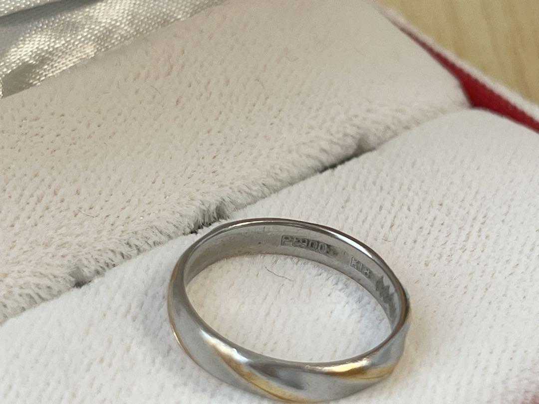 K18 プラチナ コンビ 結婚指輪 マリッジリング