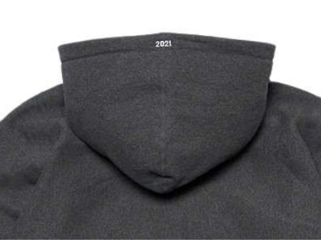 Supreme Box Logo Hooded Sweatshirt チャコール