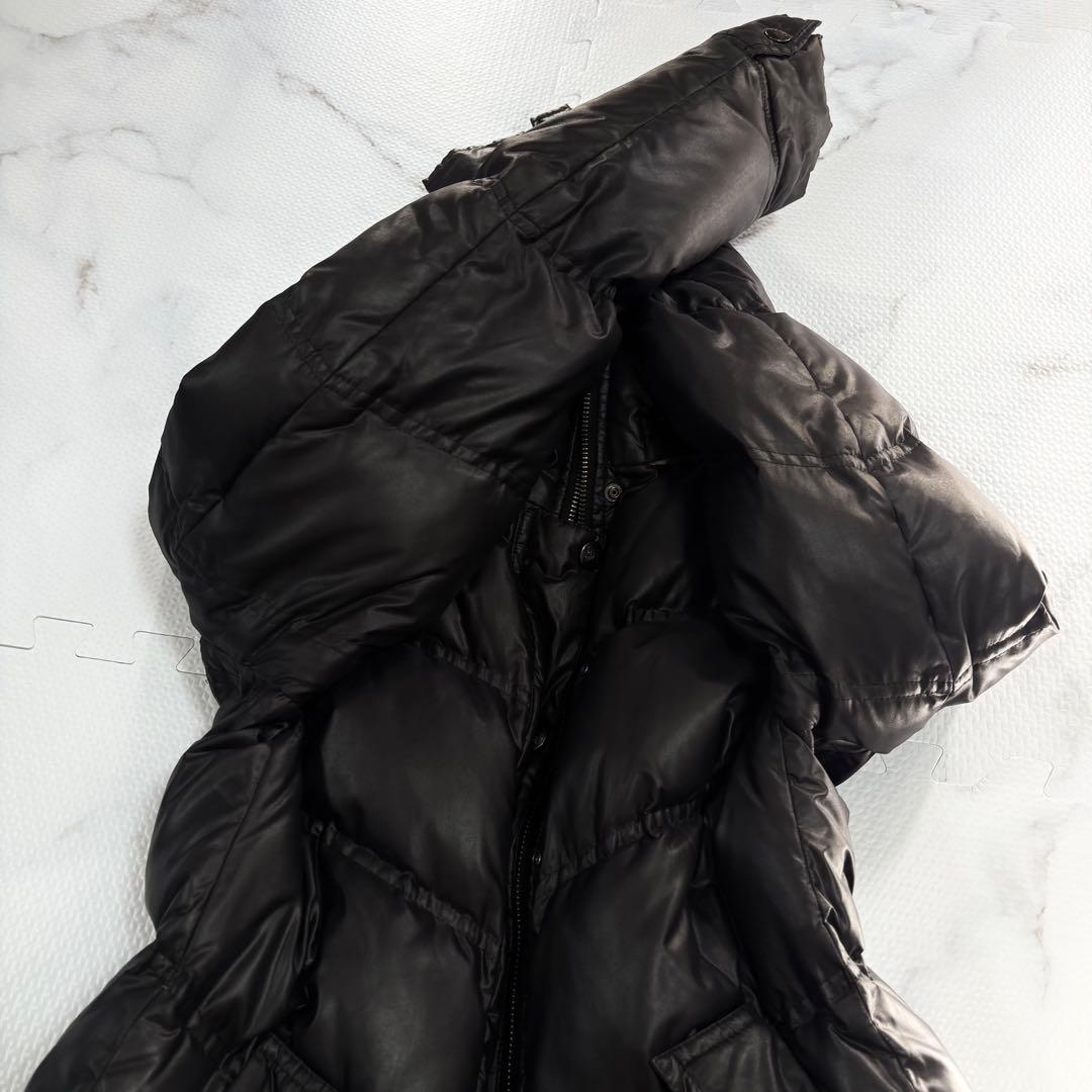 ✨美品✨バーバリーブラックブルーレーベル黒ダウンノバチェックL