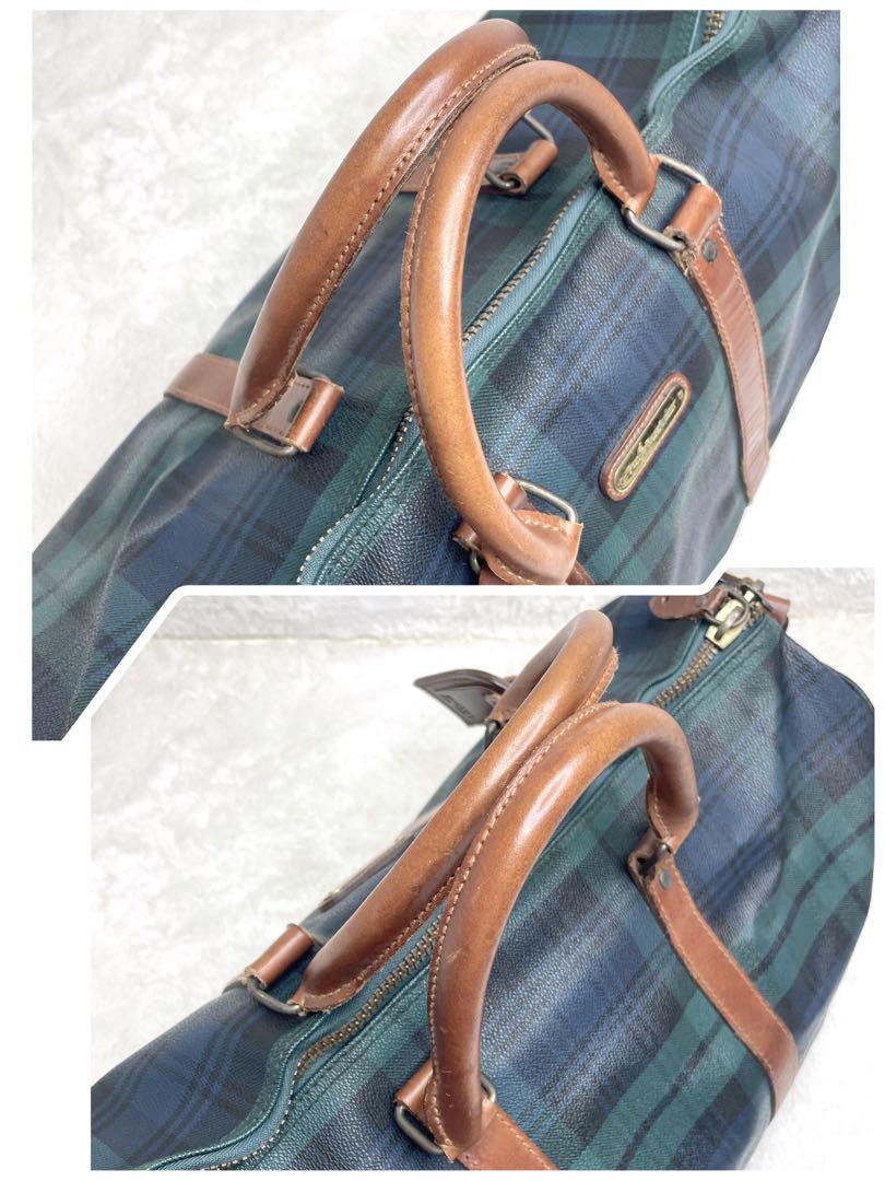 希少✨ POLO RALPH LAUREN チェック柄 ボストンバッグ　2way
