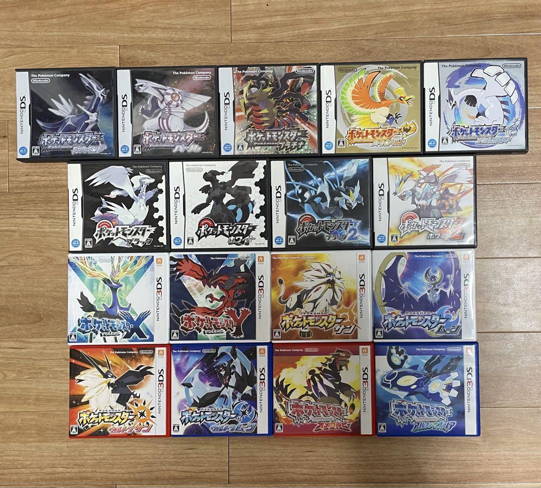【在庫有】 ds 3ds ポケモン ソフト まとめ 【端子清掃、動作確認済み ニンテンドー3DS/2DS