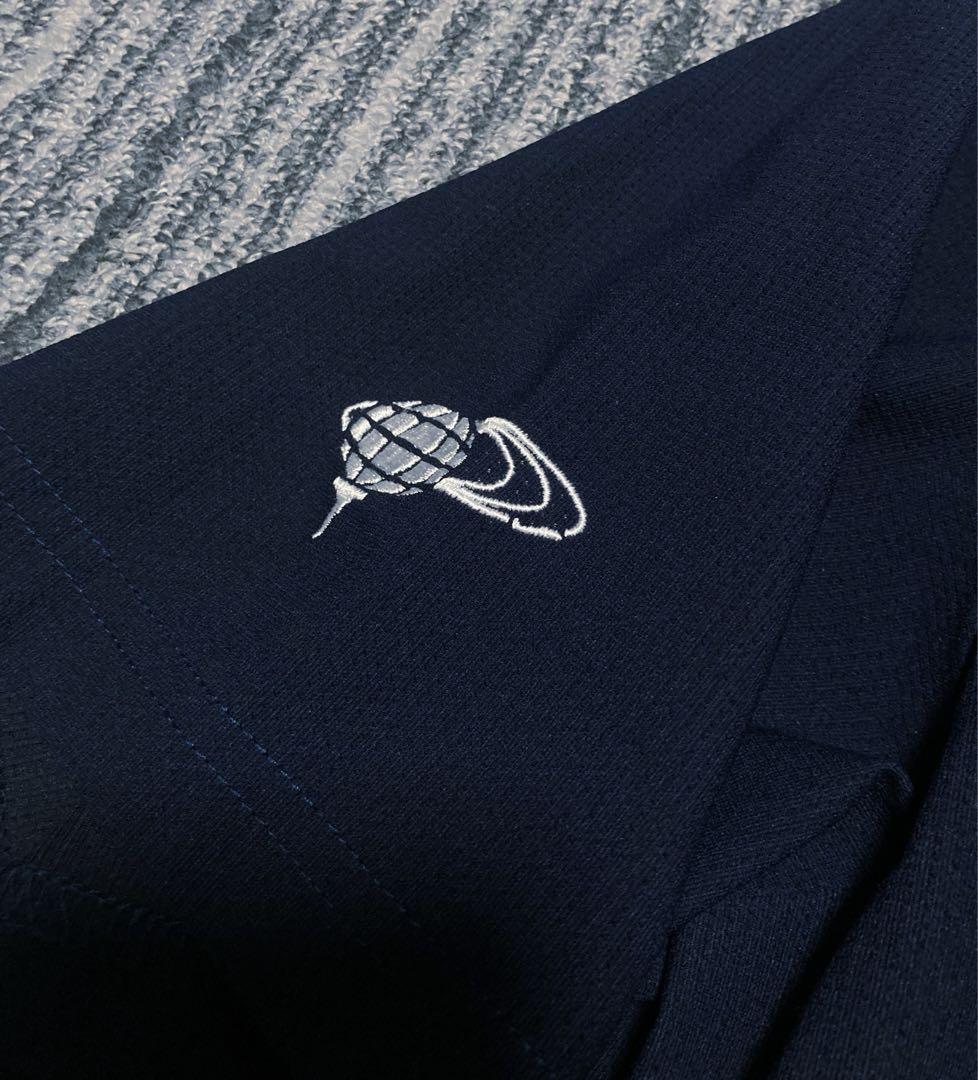 BEAMS GOLF モックネック ゴルフシャツ ワッペン　シャツ BEAMS GOLF モックネック ゴルフシャツ ワッペン シャツ
