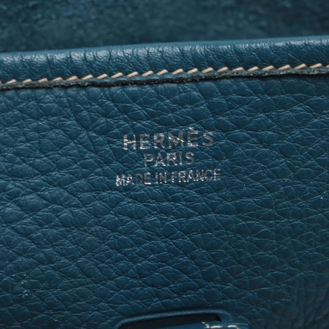HELMES エルメス エブリン1 33 GM トリヨンクレマンス ブルー
