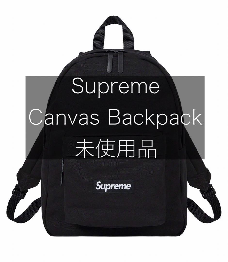supreme Canvas Backpack 正規品 Supreme Canvas Backpack Black - | eBay