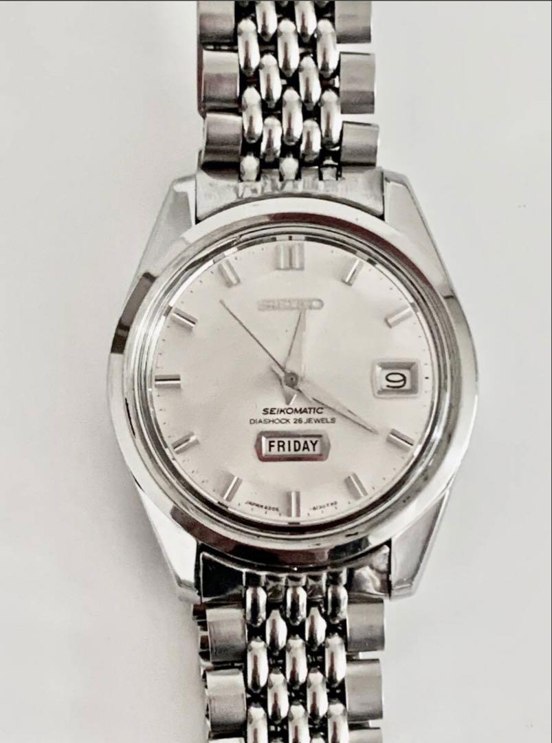 SEIKO SEIKOMATIC ダイアショック腕時計　自動巻き26石