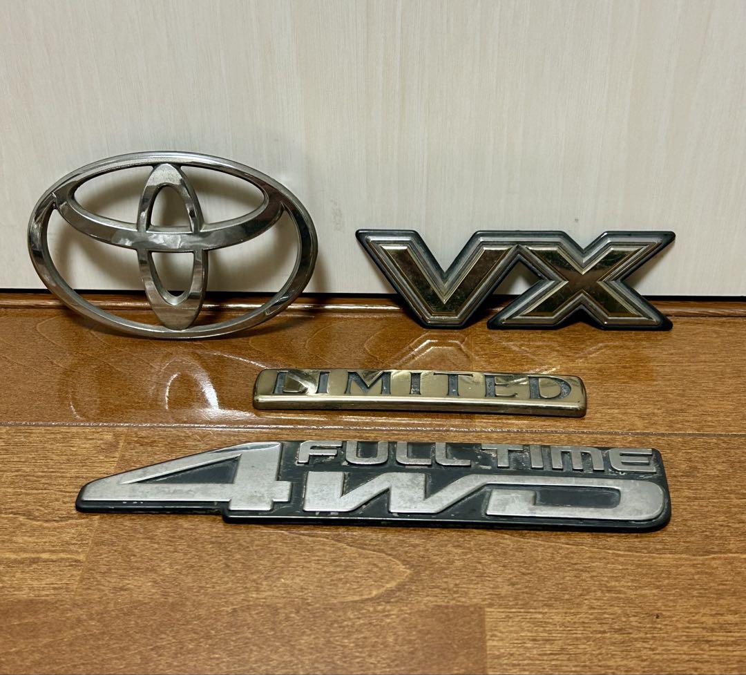 トヨタ ランクル 80 VX LIMITED エンブレム 4WD 純正