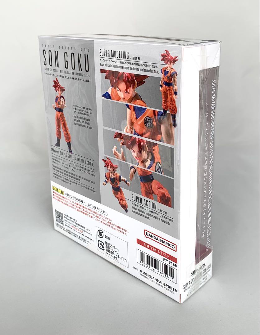 S.H.フィギュアーツ ドラゴンボール超 スーパーサイヤ人ゴッド孫悟空 新品