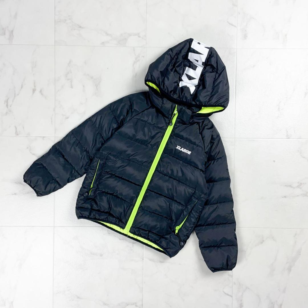 XLARGE KIDS ネオンラインダウンジャケット サイズ130*CD945