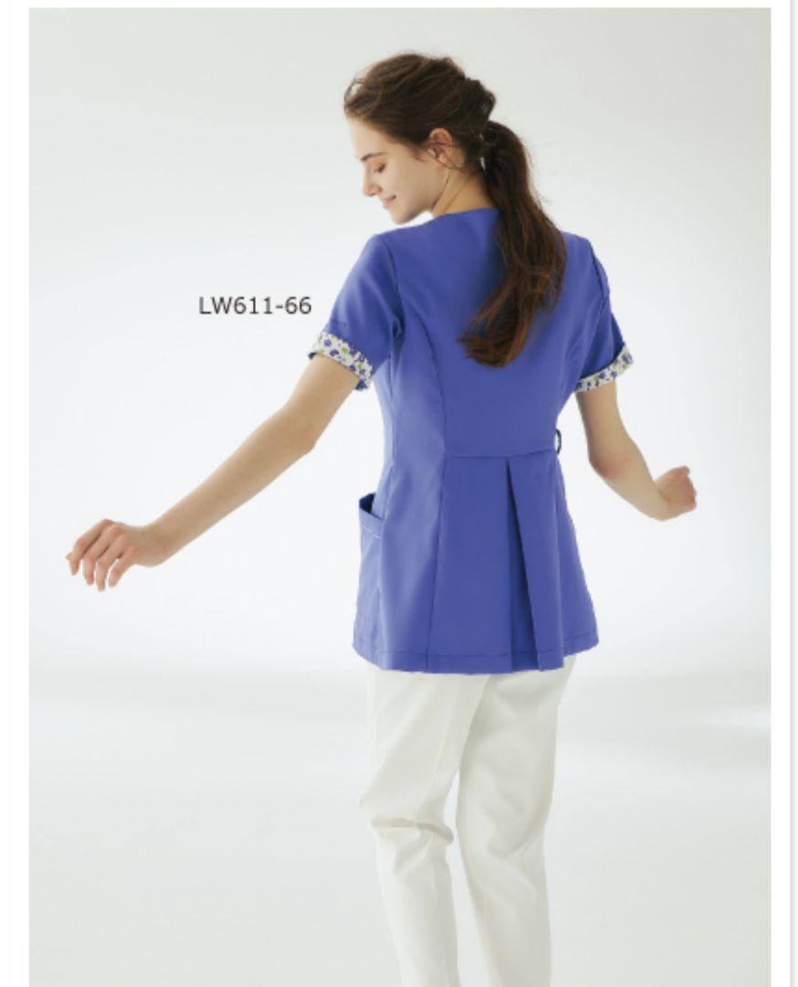 即購入可能 ローラアシュレイ ナース服 バイオレット Mサイズ 1枚
