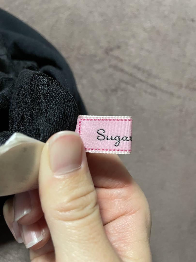 MARS 背中開きレース刺繍入りシャツ Sugar gloss