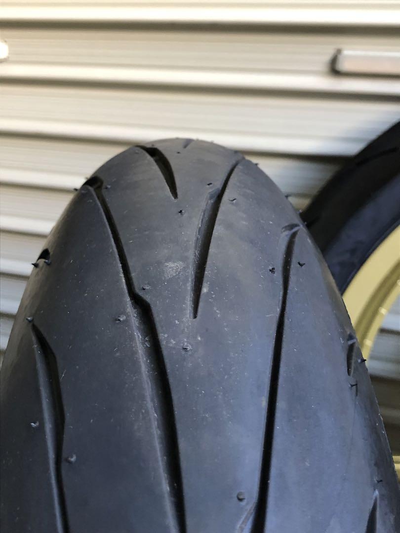 引き取り限定 NSR250R MAGTEKホイール前後セット、ダンロップQ5A
