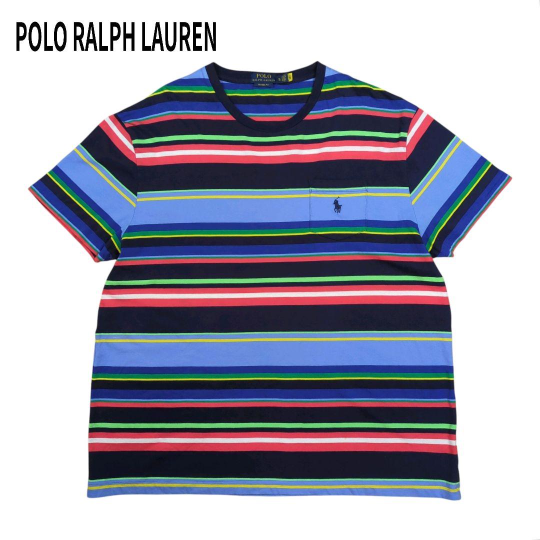 tシャツ 「RALPH LAUREN」マルチボーダーTシャツ レディース POLO RALPH LAUREN】マルチボーダーTシャツ(Tシャツ・カットソー