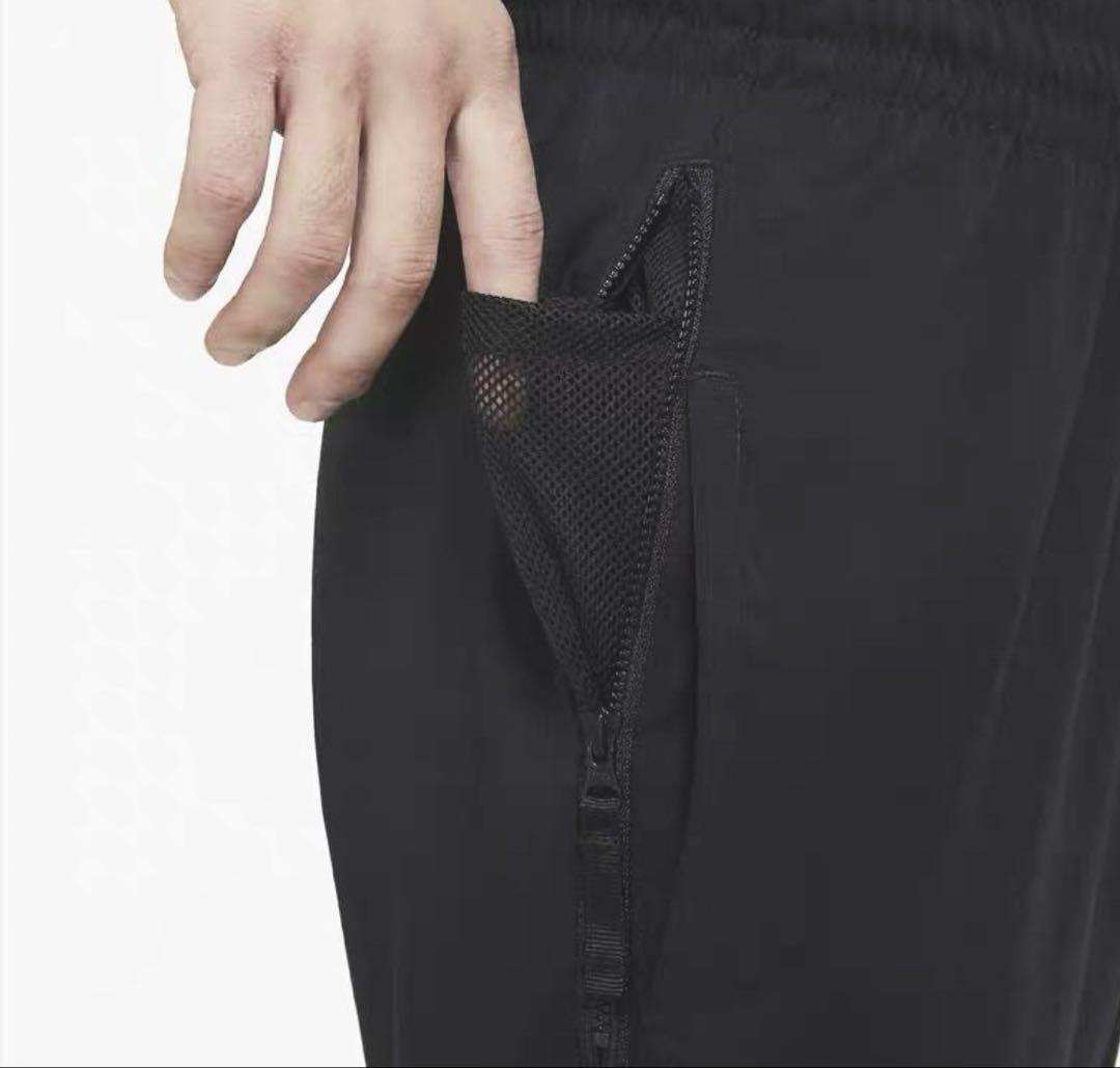 新品　Nike ブラックパンツ メッシュポケット付き　2XL ブラック　黒