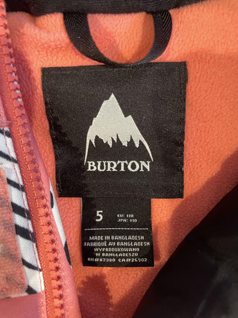 BURTON 子ども用スノーボードウェア サイズ5  110　130サイズ