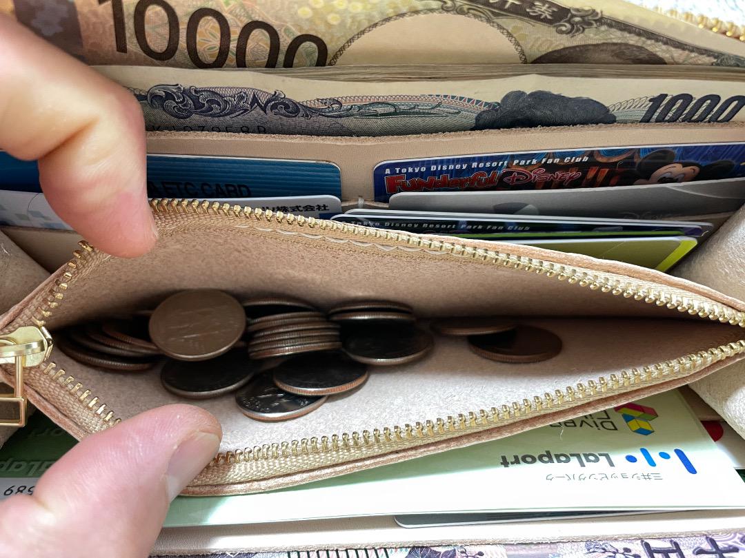 極厚ヌメ革 ラウンドファスナー長財布