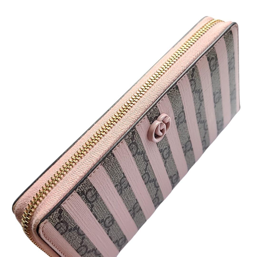GUCCI　長財布　レディース　ラウンドファスナー　ジップウォレット　二つ折り