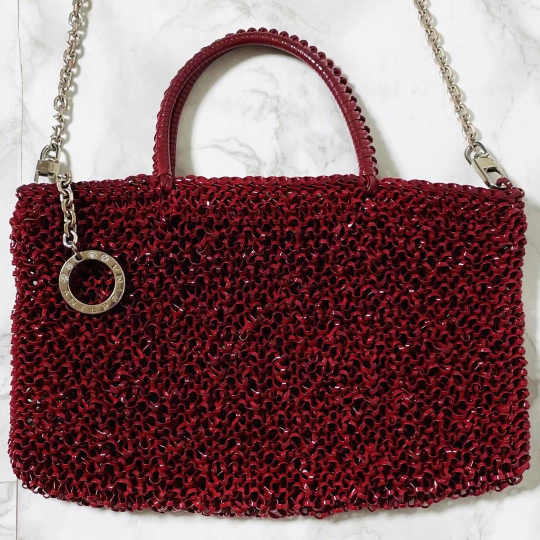 ANTEPRIMA　アンテプリマ　美品　2WAY　ハンド　ワイヤー　ショルダー ANTEPRIMA アンテプリマ 美品 2WAY ハンド ワイヤー ショルダー