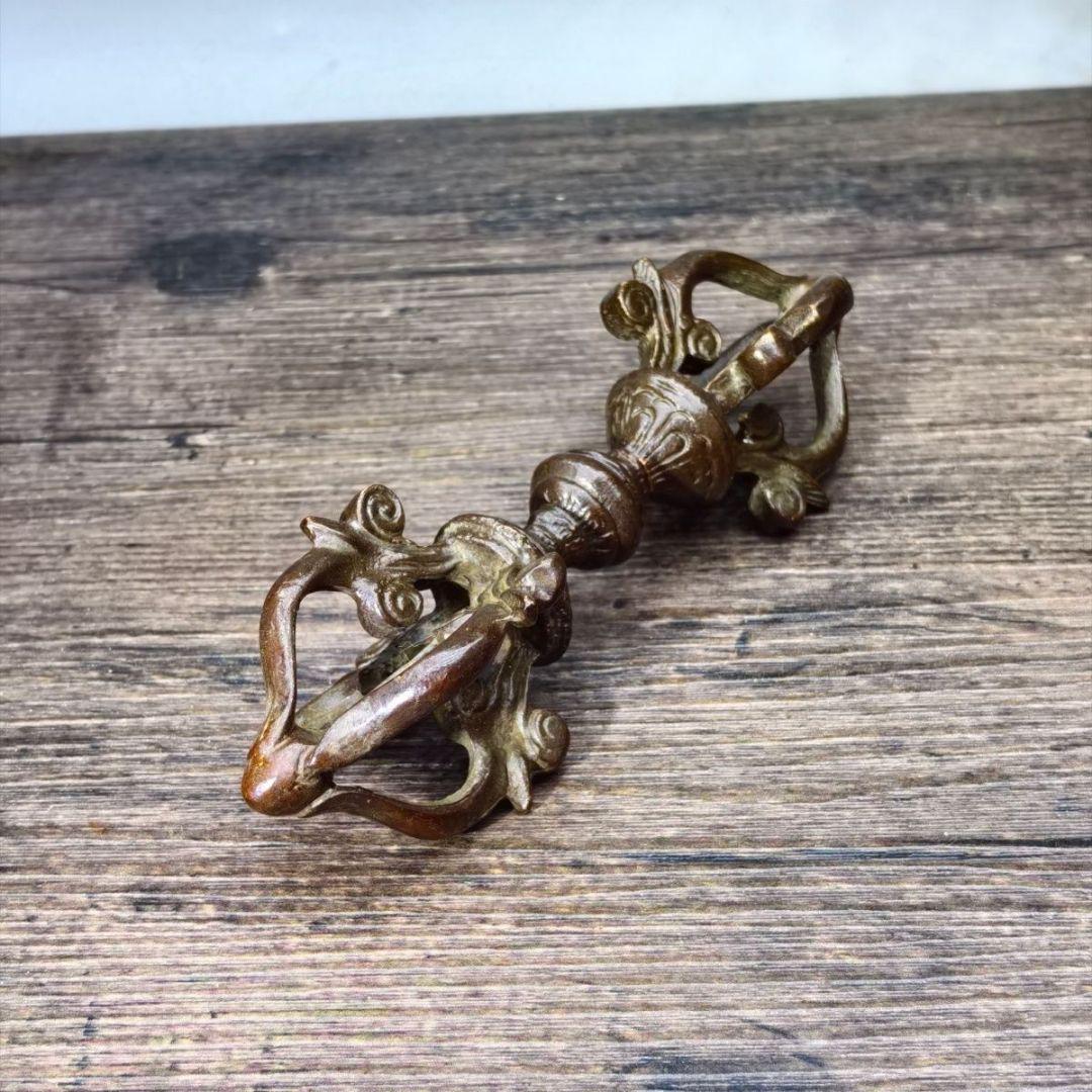 銅製 法器 象鼻金剛降魔杵 招財 辟邪 開運 装飾品 工芸品 置物 銅製 法器 象鼻金剛降魔杵 招財 辟邪 開運 装飾品 工芸品 置物