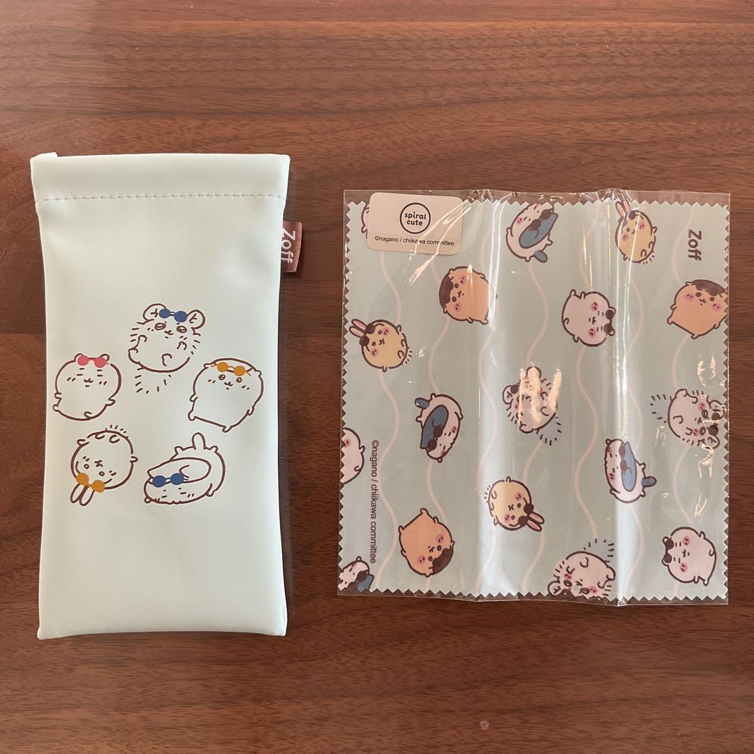 zoff ちいかわソフトメガネケースメガネクロス