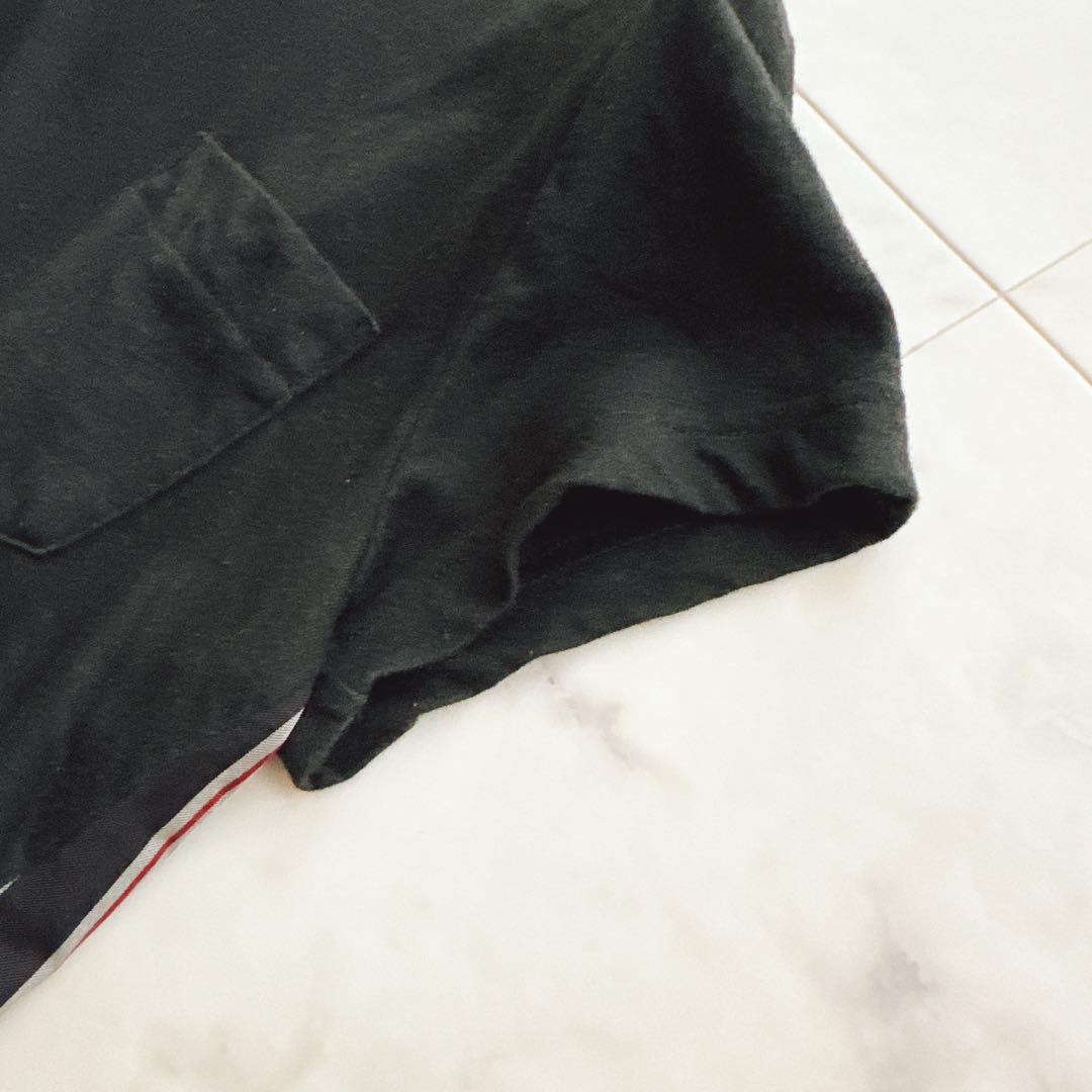sacai ドッキング ブラウス トップス Tシャツ カットソー 黒 サイズ2
