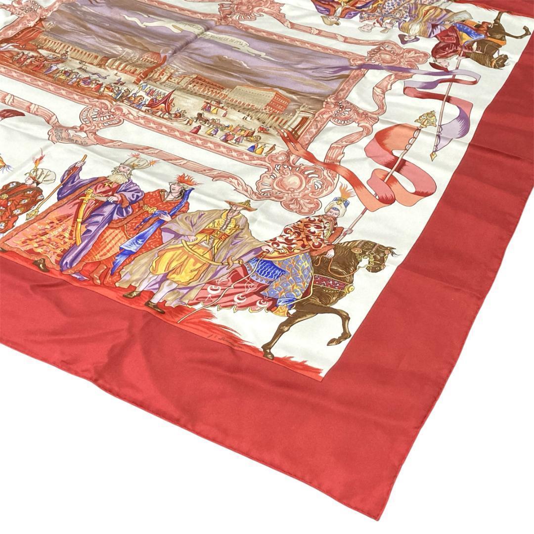 エルメス スカーフ カレ90 ムッシュ・ド・Tのためのトルコ行進曲★