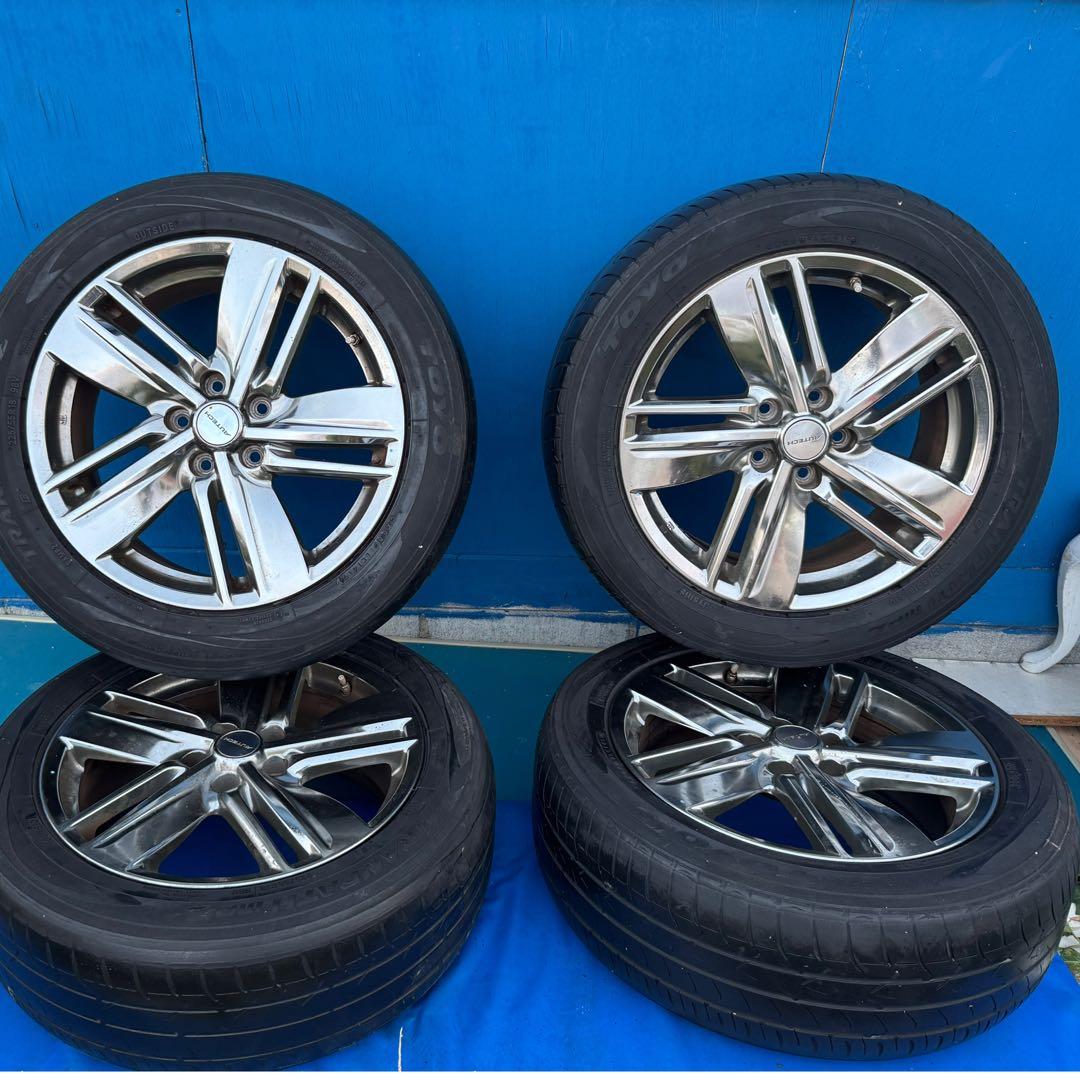 225/55R18 エルグランド 純正 18インチ 7.5j +55 オーテック