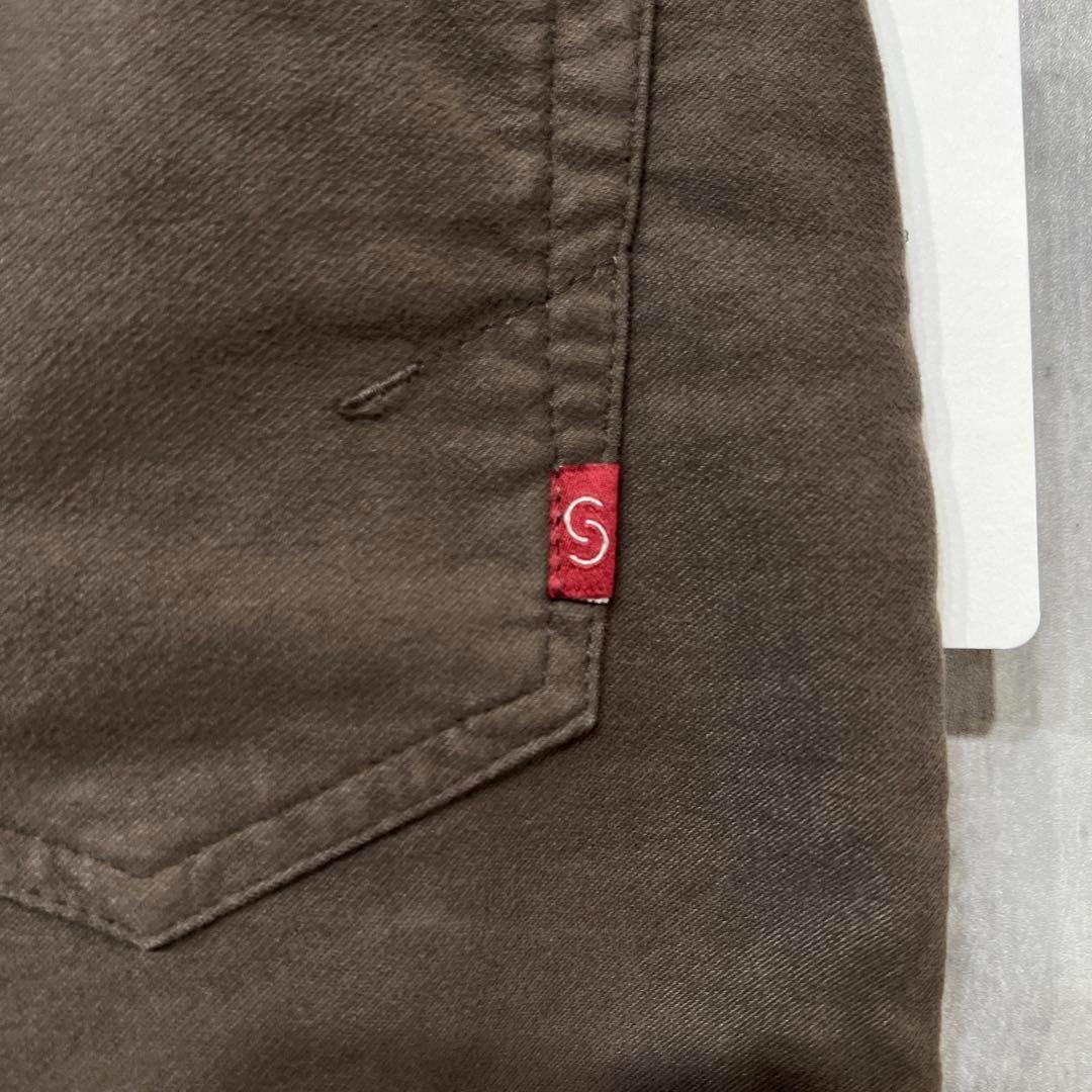 新品定価3.5万】SIVIGLIA コットンパンツ チェーン ブラウン 30