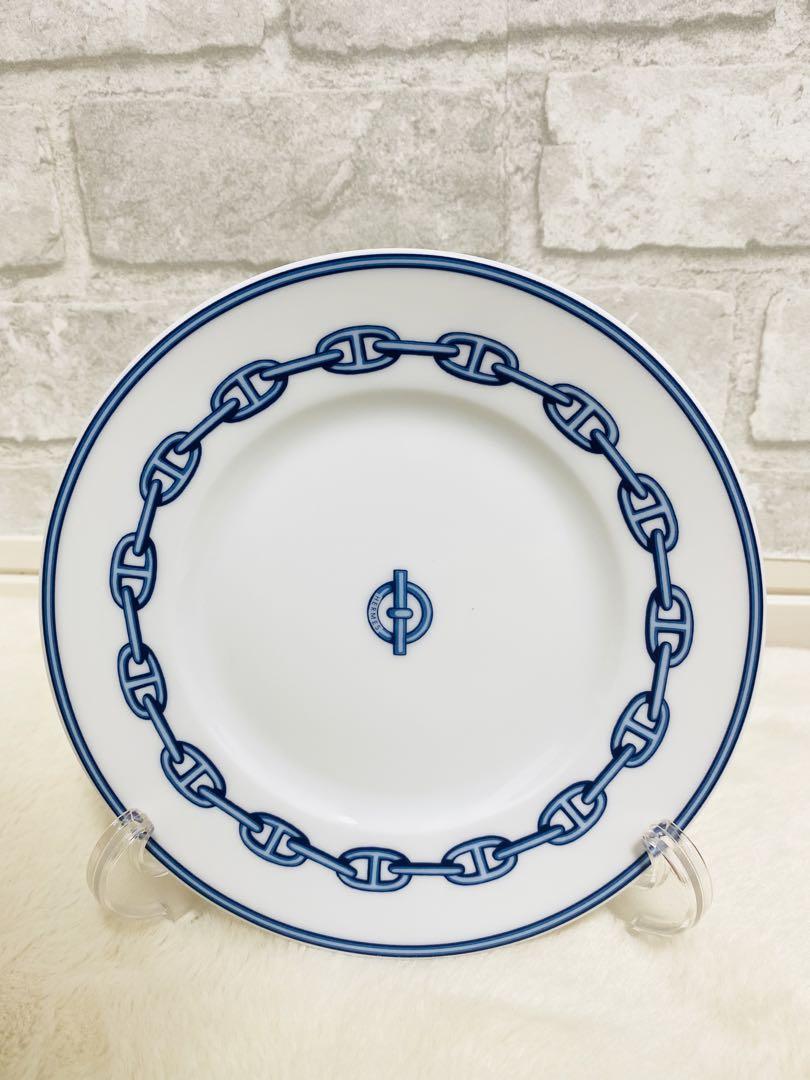 未使用品 エルメス HERMES シェーヌダンクル 皿 プレート 食器