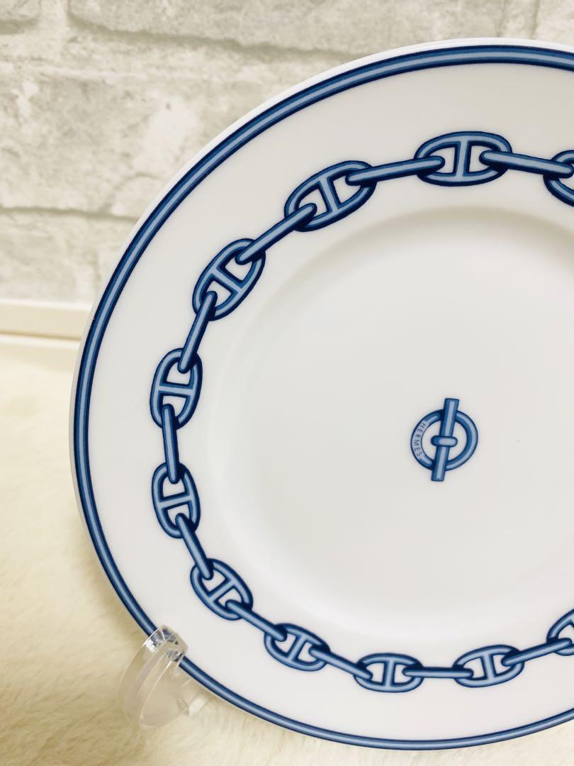 未使用品 エルメス HERMES シェーヌダンクル 皿 プレート 食器