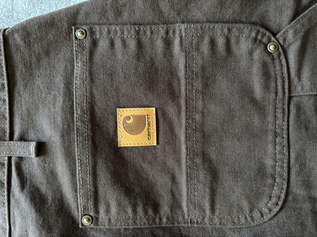 36×32 Carhartt カーハート　ダブルニー ダークブラウン